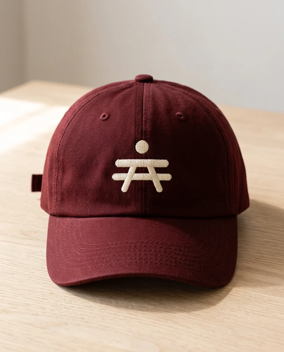 Cap, oxblood